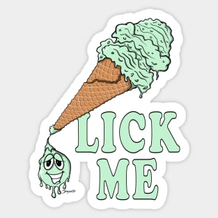 ICE CREAM LICK ME Sticker